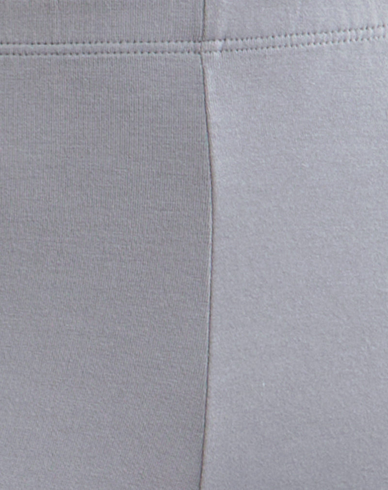 Baku Wide Leg Trouser in Rayon Jersey Lilac Grey