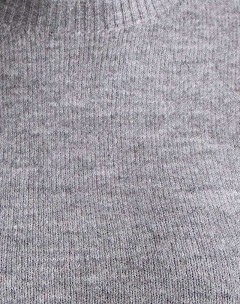 Hanuva Top in Knit Grey