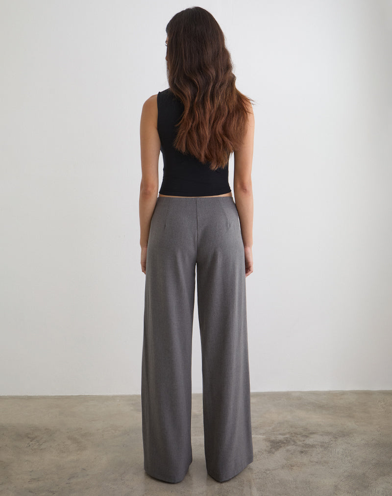 Diomira Trouser in Grey with Tie