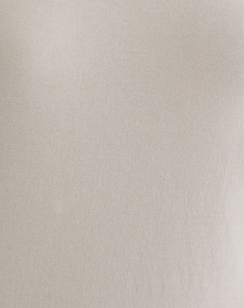 Tokiki One Shoulder Top in Jersey Ecru