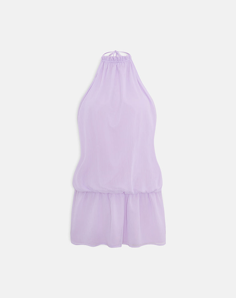 Veloria Mini Dress in Lilac