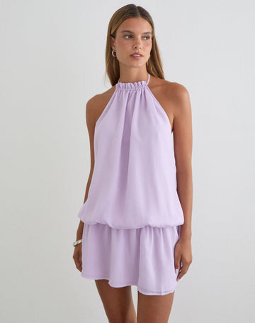 Veloria Mini Dress in Lilac