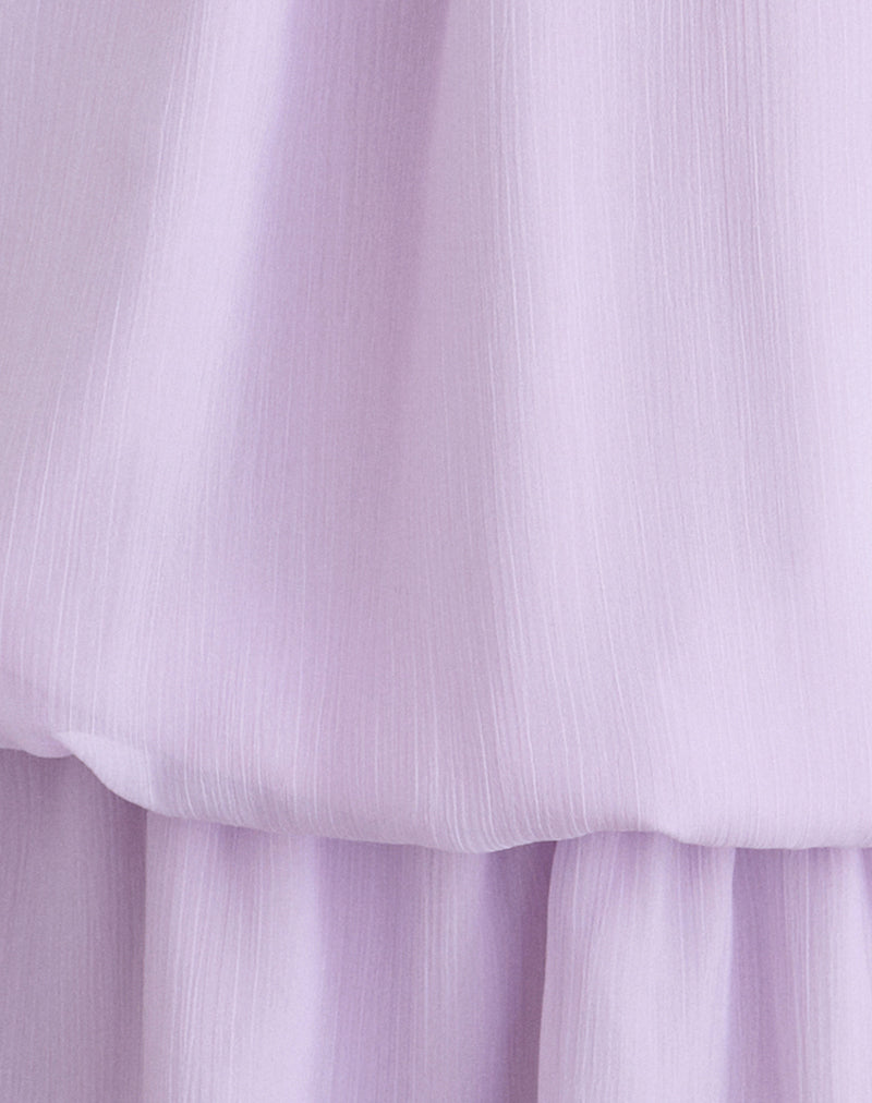 Veloria Mini Dress in Lilac